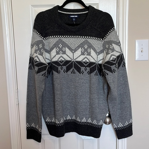 Lands' End Sweaters - NWT Lands’ End Tundra Fairisle Sweater